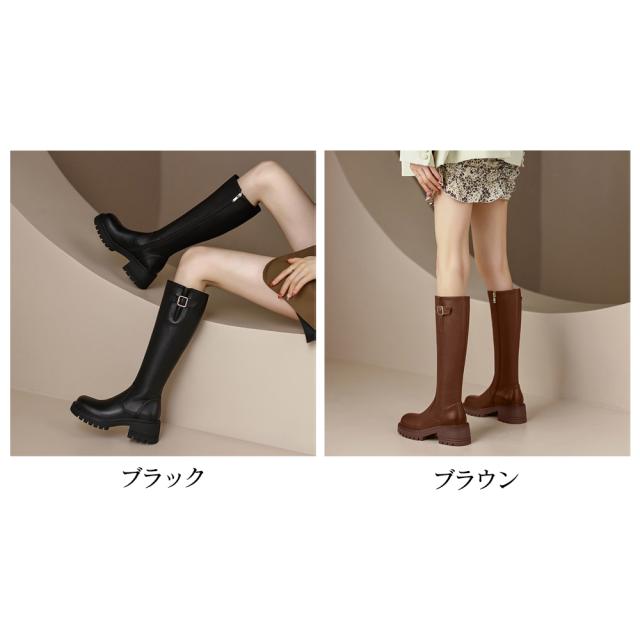 ロングブーツ 美脚ブーツ レディース 送料無料 即日発送-1
