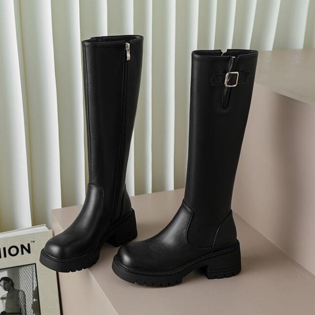 ロングブーツ 美脚ブーツ レディース 送料無料 即日発送-5