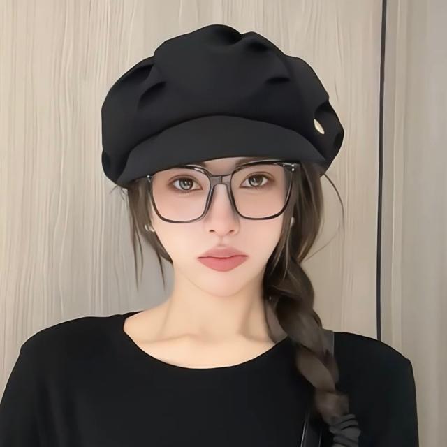 キャスケット レディース帽子 ボリューム 送料無料 即日発送-3