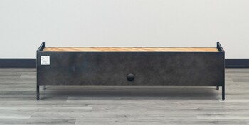 150TVボード ヴィンテージ風質感のアイアン×天然木ローボード トリニティ 送料無料-7