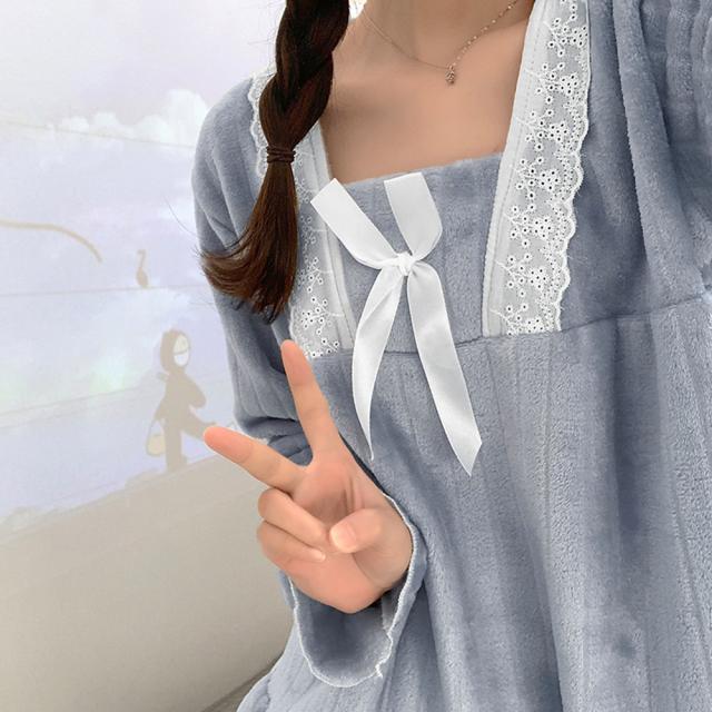 フリースパジャマ 上下セットアップ 送料無料 即日発送-8