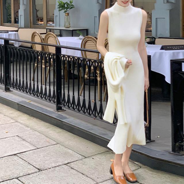 ニットワンピース アンサンブルレディース 送料無料 即日発送-5