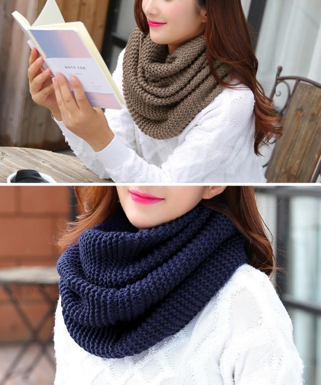 ニットスヌード あったかネックウォーマー 送料無料 即日発送-5