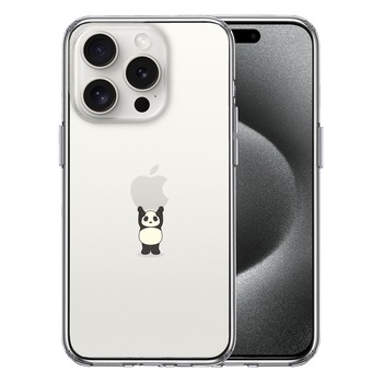 iPhone15Pro ケース クリア パンダ 重量挙げ 並感 スマホケース 側面ソフト 背面ハード ハイブリッド 送料無料-0
