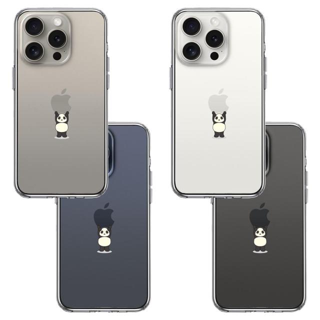 iPhone15Pro ケース クリア パンダ 重量挙げ 並感 スマホケース 側面ソフト 背面ハード ハイブリッド 送料無料-1