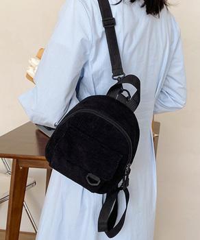 コーデュロイ リュックバッグ 軽量 送料無料 即日発送-7