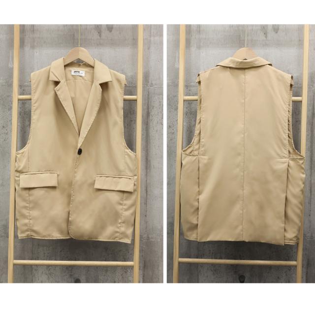 テーラードベスト ジレ レディース 送料無料 即日発送-2