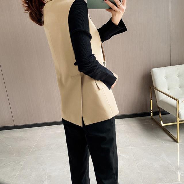 テーラードベスト ジレ レディース 送料無料 即日発送-7