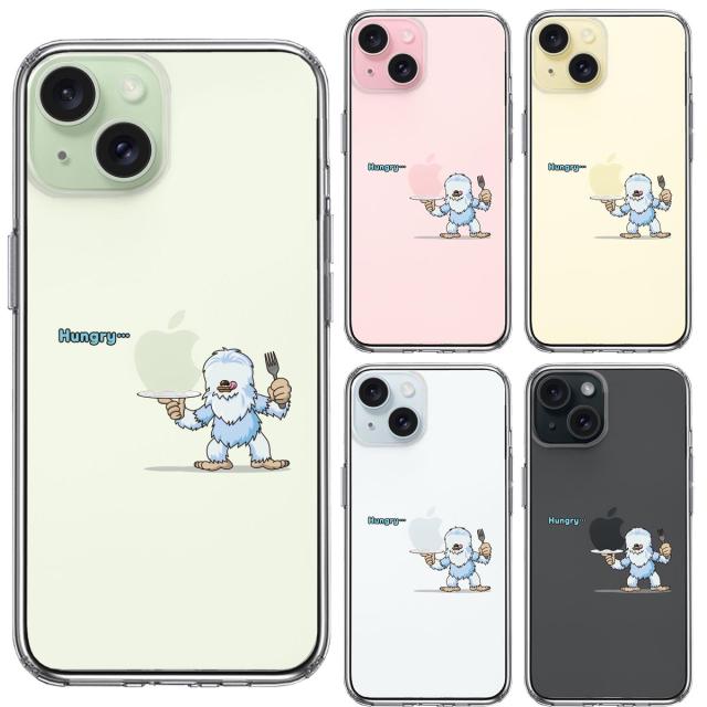 iPhone15Plus ケース クリア UMA イエティ 雪男 ? スマホケース 側面ソフト 背面ハード ハイブリッド 送料無料-1