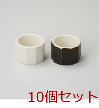 十角切立珍味入 白亜 10セット 送料無料-2