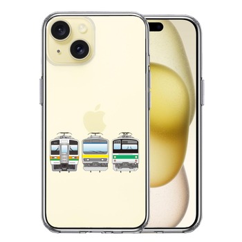 iPhone15Plus ケース クリア 鉄ちゃん 鉄道ファン 鉄道マニア スマホケース 側面ソフト 背面ハード ハイブリッド 送料無料-0