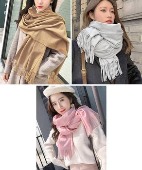 マフラー カシミヤタッチ大判ストール 送料無料 即日発送-6