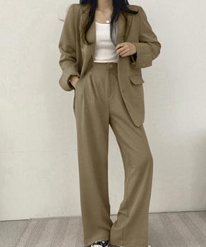 パンツスーツテーラードジャケット 送料無料 即日発送-3