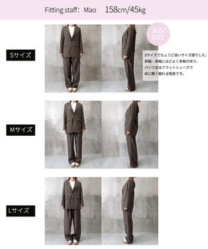 パンツスーツテーラードジャケット 送料無料 即日発送-6