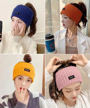 ニットヘアバンド 幅広 ヘアターバン 送料無料 即日発送-9