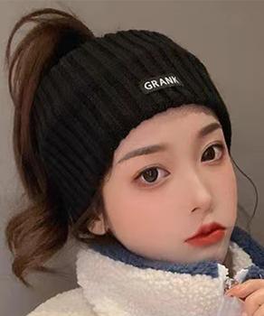 ニットヘアバンド 幅広 ヘアターバン 送料無料 即日発送-3