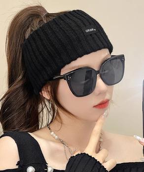 ニットヘアバンド 幅広 ヘアターバン 送料無料 即日発送-4