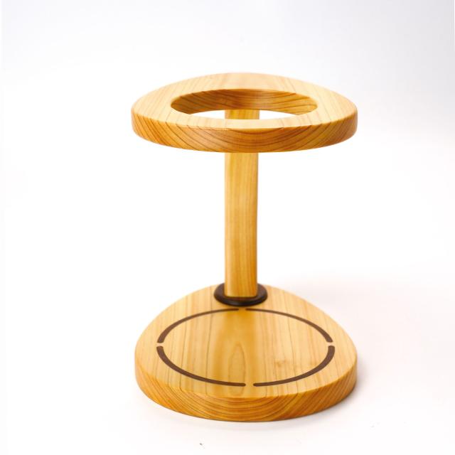 木製珈琲ドリップスタンド 取手型 ひのき コーヒードリップ用具 送料無料-2