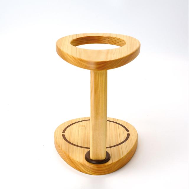 木製珈琲ドリップスタンド 取手型 ひのき コーヒードリップ用具 送料無料-4