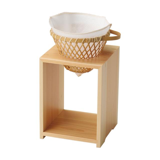 木製珈琲ドリップスタンド 箱型 ひのき コーヒードリップ用具 送料無料-2