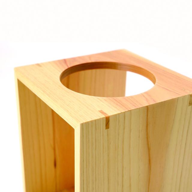 木製珈琲ドリップスタンド 箱型 ひのき コーヒードリップ用具 送料無料-3