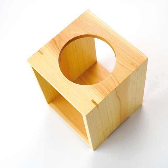 木製珈琲ドリップスタンド 箱型 ひのき コーヒードリップ用具 送料無料-5