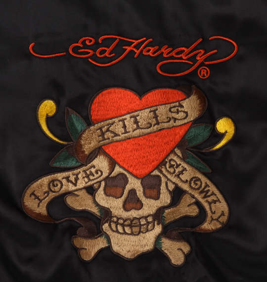 大きいサイズ Ed Hardy 刺繍スカジャン 3L 4L 5L 6L MC341203-13642 ラッピング可 送料無料 即日発送-5