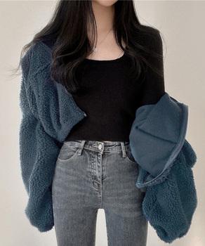 ボアジャケット フリースジャケット 送料無料 即日発送-5