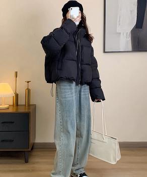 ダウンジャケット エコダウンブルゾン防寒 送料無料 即日発送-3