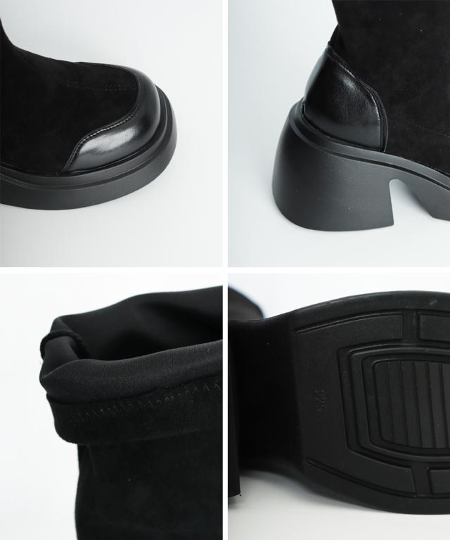 厚底ブーツ ニーハイブーツ ロングブーツ 送料無料 即日発送-9