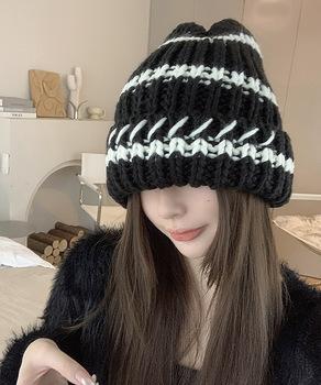 ニット帽 レディース 防寒帽子 秋冬 送料無料 即日発送-9