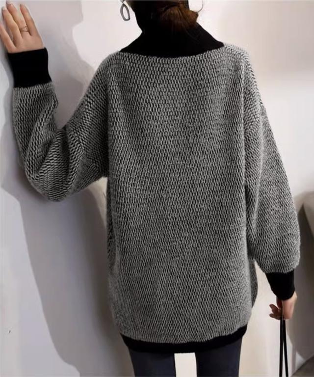 タートルネック ニットトップスレディース 送料無料 即日発送-5