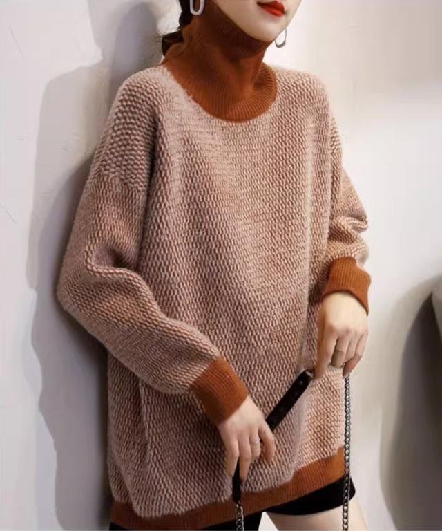 タートルネック ニットトップスレディース 送料無料 即日発送-8