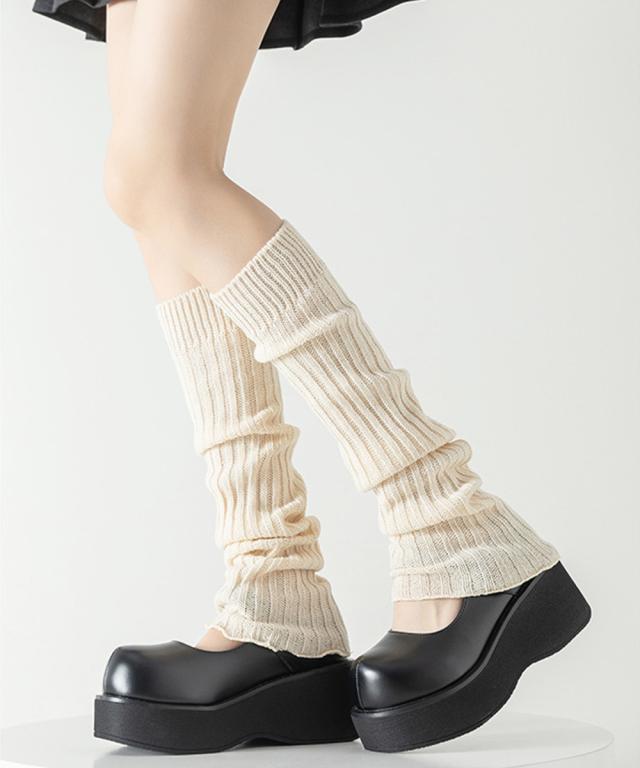 ニットレッグウォーマー レディース 靴下 SK20116259-4468 送料無料 即日発送-9