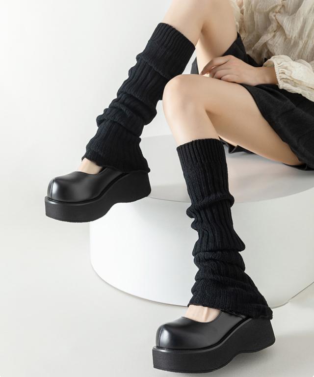 ニットレッグウォーマー レディース 靴下 SK20116259-4468 送料無料 即日発送-3