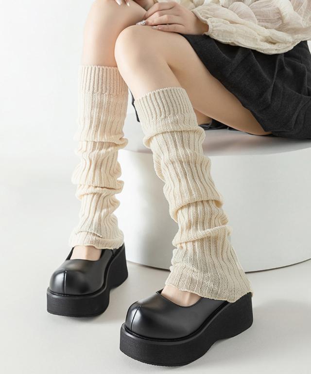 ニットレッグウォーマー レディース 靴下 SK20116259-4468 送料無料 即日発送-8