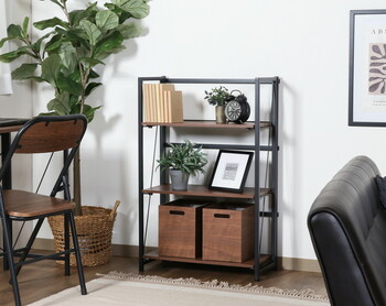 折リたたみシェルフ アロン3段 送料無料-1