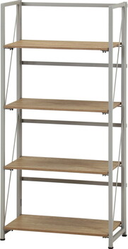 折リたたみシェルフ アロン4段 送料無料-10