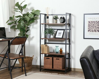 折リたたみシェルフ アロン4段 送料無料-1