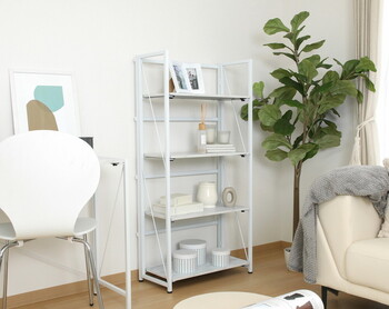 折リたたみシェルフ アロン4段 送料無料-21