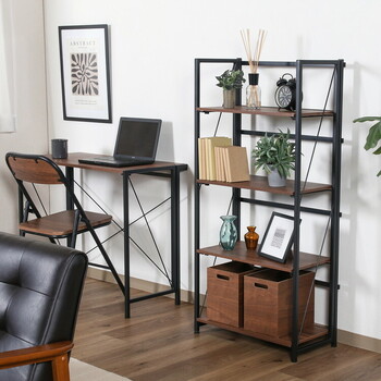 折リたたみシェルフ アロン4段 送料無料-2