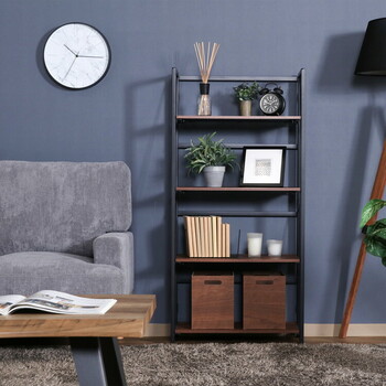 折リたたみシェルフ アロン4段 送料無料-4