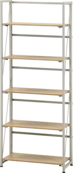 折リたたみシェルフ アロン5段 送料無料-10