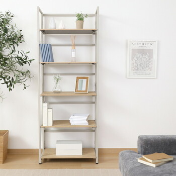 折リたたみシェルフ アロン5段 送料無料-14