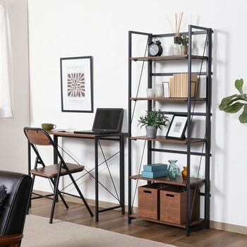 折リたたみシェルフ アロン5段 送料無料-2