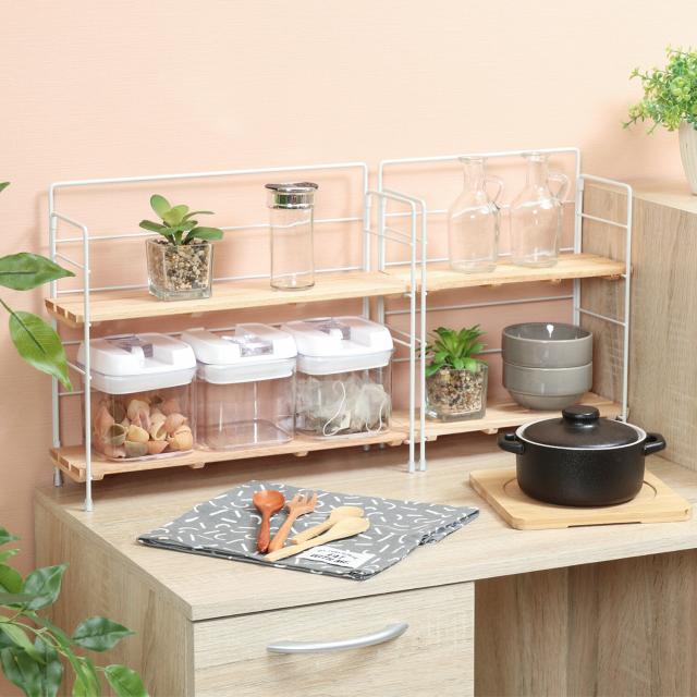 ウッドミニシェルフ 6セット 送料無料-17