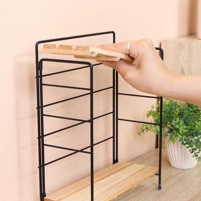 ウッドミニシェルフ 6セット 送料無料-5