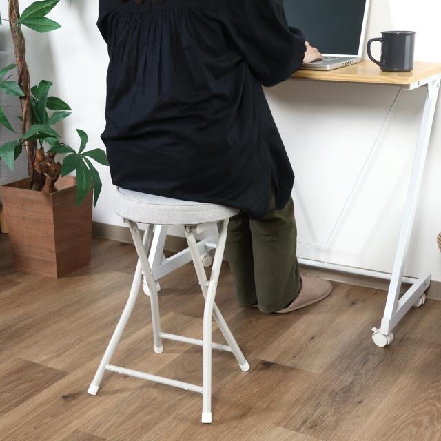 折リたたみスツール 4脚セット 送料無料-14