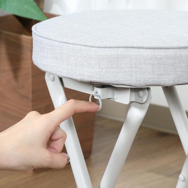 折リたたみスツール 4脚セット 送料無料-17