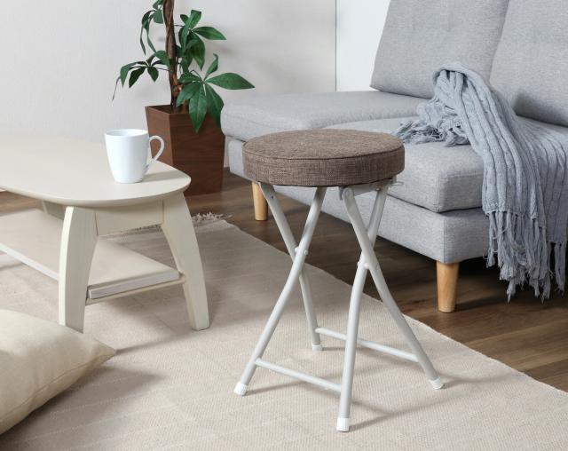 折リたたみスツール 4脚セット 送料無料-3